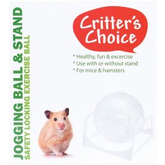 Balle de jogging scintillante avec support et cintre à 13,70 € - Happy Pet - HP31040 - Balles pour hamster