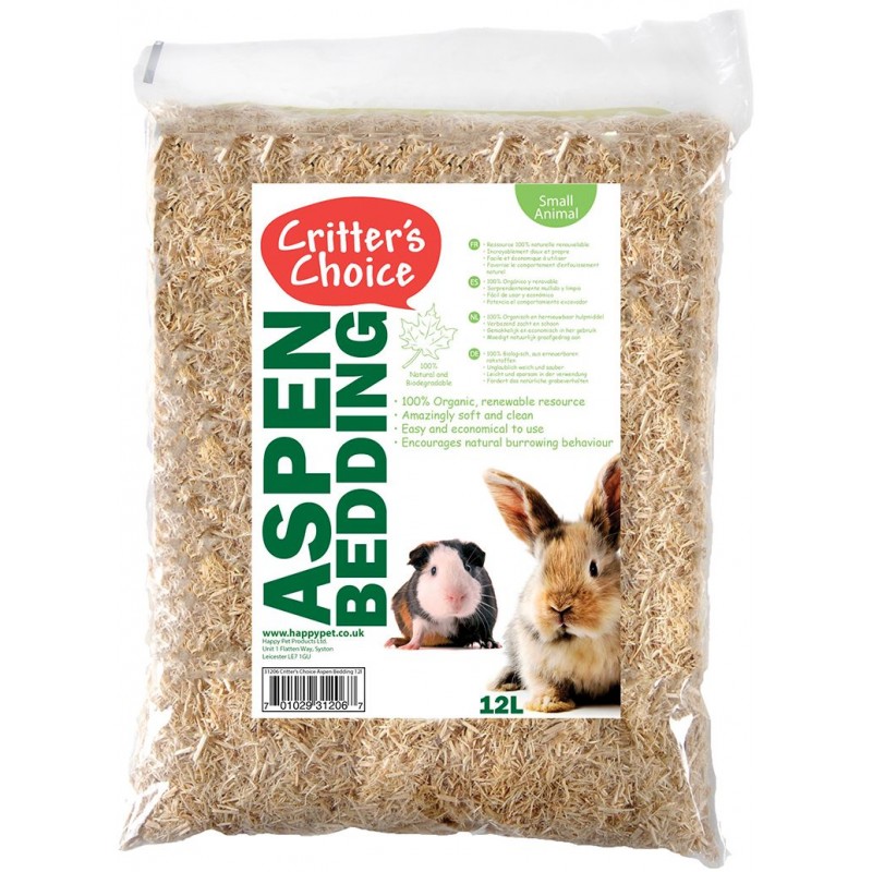 Critter's Choice Aspen Literie 12L Critter's Choice Aspen Literie 12L