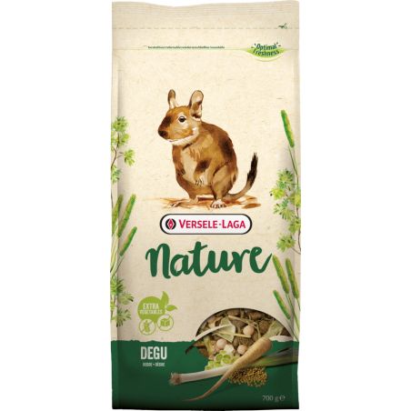 Nature Degu 2,3kg - Mélange varié et riche en fibres pour octodons à 12,55 € - Versele-Laga - 461417 - Nature