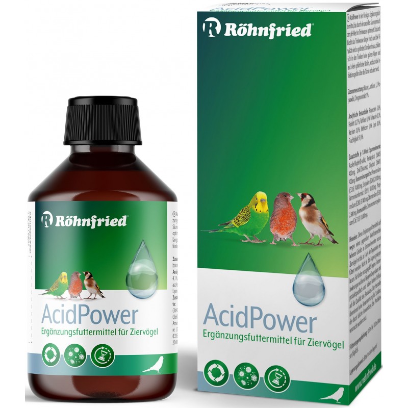 AcidPower 100ml - Röhnfried 11652 Röhnfried - Dr Hesse Tierpharma GmbH & Co 5,45 € Ornibird AcidPower 100ml - Röhnfried 11652 Röhnfried - Dr Hesse Tierpharma GmbH & Co 5,45 € Ornibird