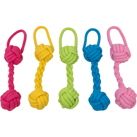 Kalanga Haltère avec corde de tirage 35x7cm - Jack and Vanilla à 10,25 € - Pet Solutions - 49/4087 - Jouets à lancer/rapporter