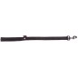 Laisse Nylon Double 25mm-60cm Noir - Martin Sellier