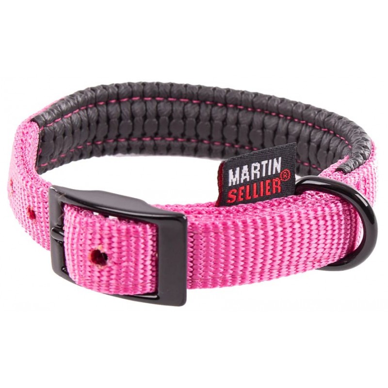 Collier Confort 16mm-35cm Rose - Martin Sellier