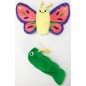 Papillon/Chenille Réversible 16x24cm - FOFOS