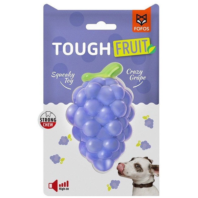 Fruit Bite Squaky Raisin avec bruit 12x7cm - FOFOS