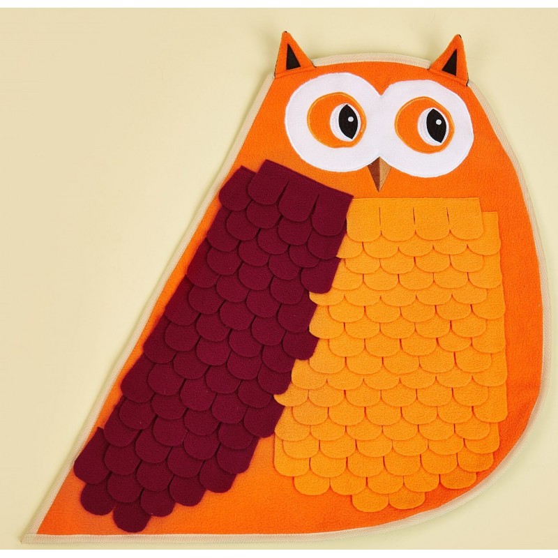 Tapis à renifler Hibou 56x60cm - FOFOS