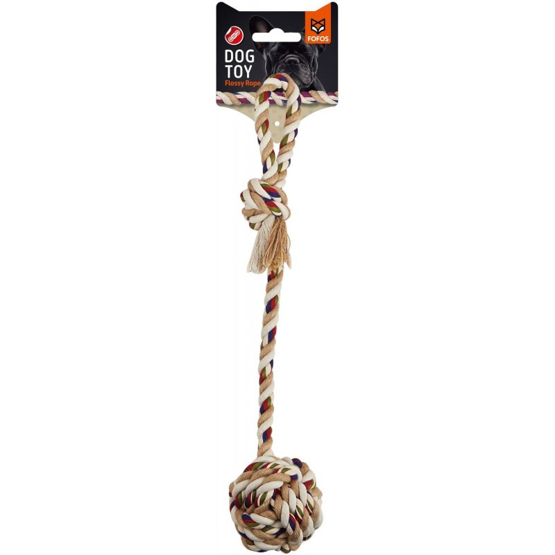 Flossy Corde avec boule 47cm - FOFOS