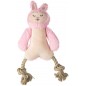Lapin Roze jambes en corde 34cm - FOFOS