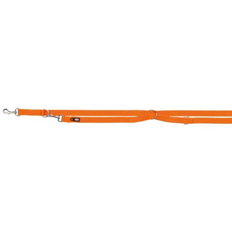 Premium Laisse Réglable XS 2m/10mm Papaye - Trixie à 9,99 € - Trixie - 201318 - Nylon prémium couleur unie