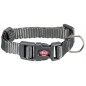 Premium Collier L-XL 40-65cm/25mm Gris Graphite - Trixie