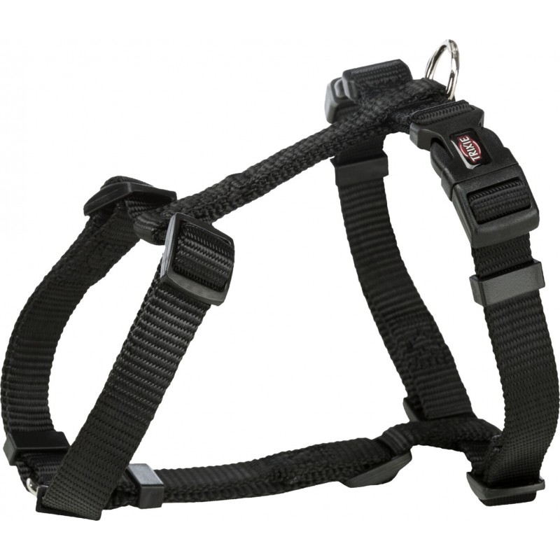 Premium Harnais XS-S 30-44cm/10mm Noir - Trixie