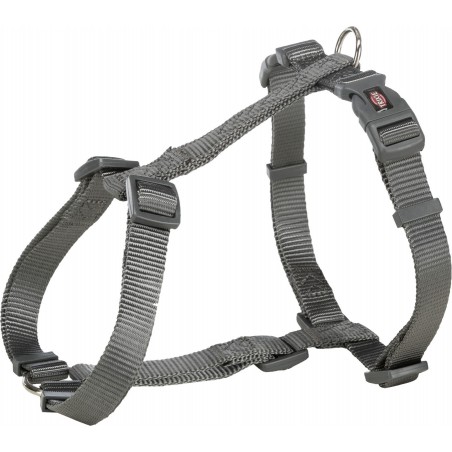 Premium Harnais L-XL 75-120cm/25mm Gris Graphite - Trixie à 17,99 € - Trixie - 203516 - Nylon prémium couleur unie