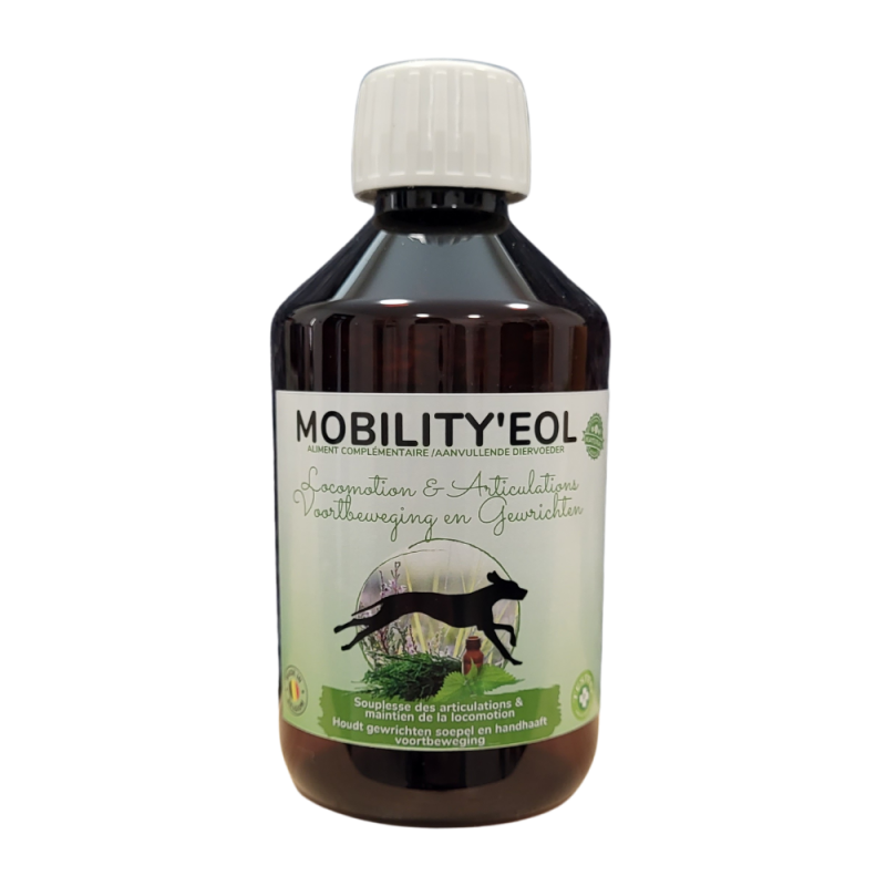 Mobility'eol Complément alimentaire pour le maintien des articulations souples 250ml - Essence of Life (chien sportif) CC-125...