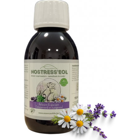 Nostress'eol Solution buvable relaxante et apaisante 150ml - Essence of Life (chien, chat) à 20,90 € - Essence Of Life - CC-1...