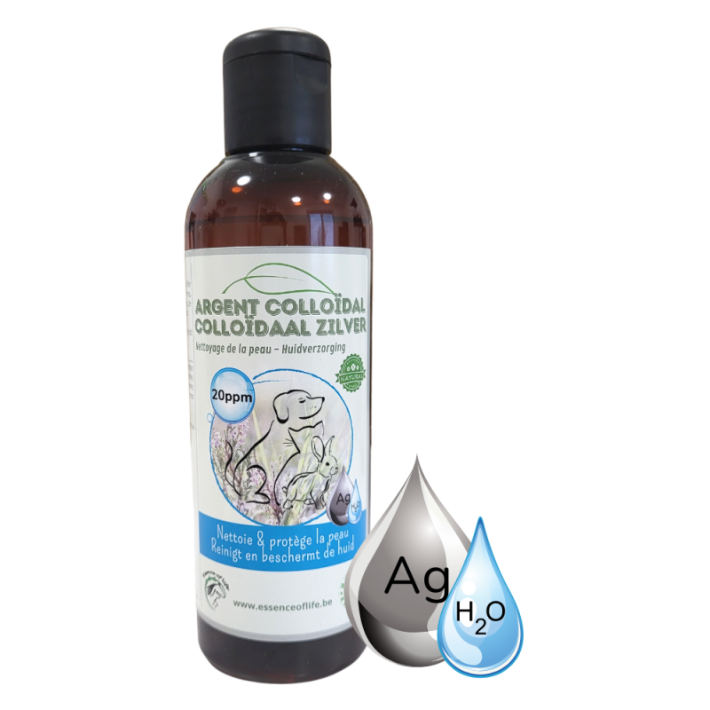 Argent Colloïdal Nettoie et protège la peau 200ml - Essence of Life Argent Colloïdal Nettoie et protège la peau 200ml - Essence of Life