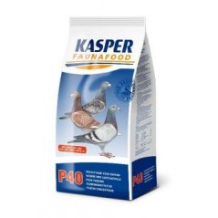 P40 (granulés pigeons) 4kg - Kasper Faunafood à 10,80 € - Kasper Faunafood - 003906 - Kasper Faunafood