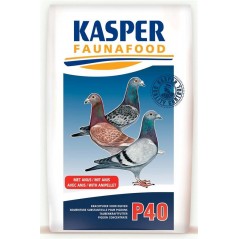 P40 (granulés pigeons) 20kg - Kasper Faunafood à 38,00 € - Kasper Faunafood - 3615 - Kasper Faunafood