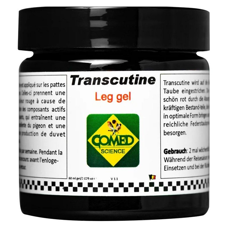 Transcutine Bird, gel pour une meilleure circulation aux pattes 60gr - Comed Transcutine Bird, gel pour une meilleure circulation aux pattes 60gr - Comed