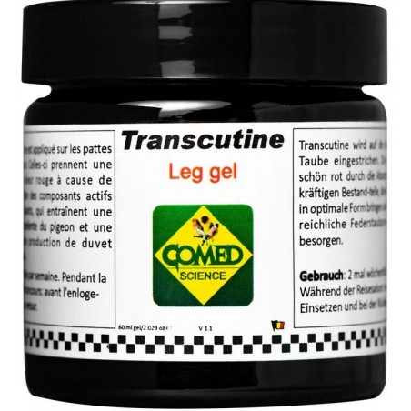 Transcutine Bird, gel pour une meilleure circulation aux pattes 60gr - Comed à 14,60 € - Comed - 38105 - Comed