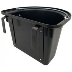 Mangeoire de porte avec anse et crochets Noir 12L - 17,50 € - Göbel Belgium - 4029339205135 - Ornibird SRL