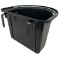 Mangeoire de porte avec anse et crochets Noir 12L