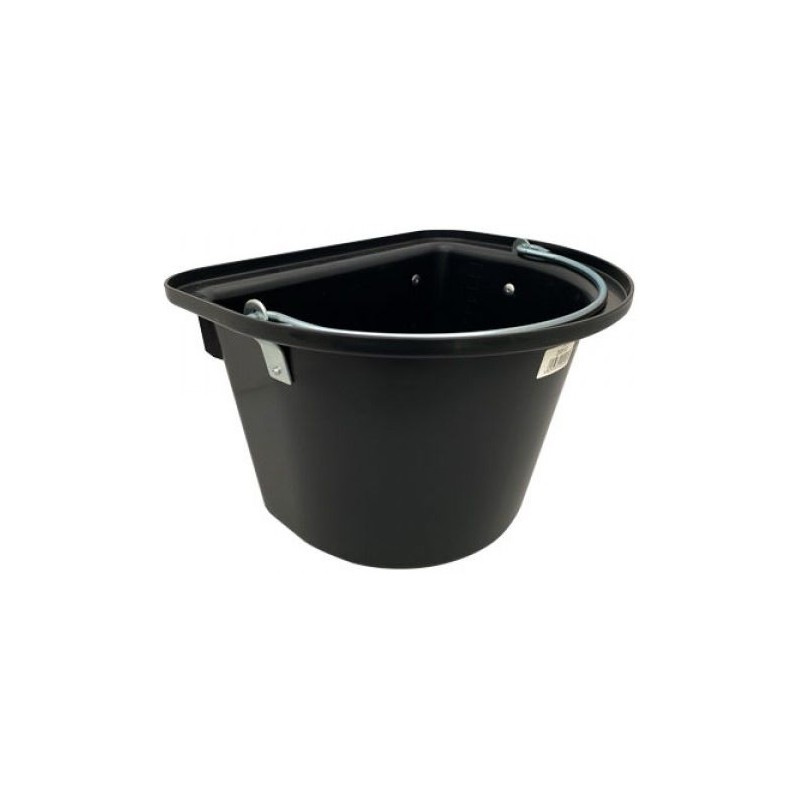Mangeoire de porte avec anse et crochets Noir 12L