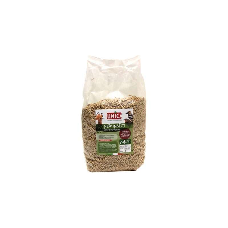 New insect Artificial Worms 1kg - Unica
