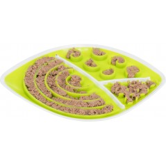 Assiette à lécher Feuille 28x21cm - Trixie à 11,00 € - Trixie - 34959 - Distributeurs de nourriture