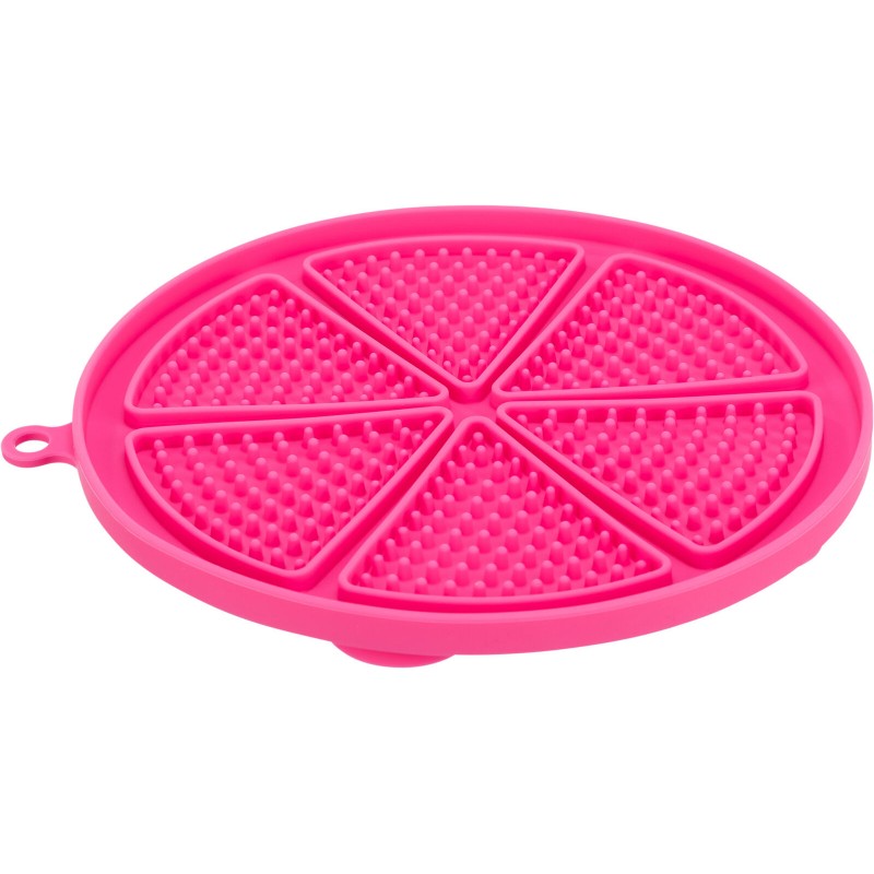 Table à lécher Lick'n'Snack silicone avec ventouse 18cm Rose - Trixie