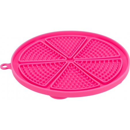 Table à lécher Lick'n'Snack silicone avec ventouse 18cm Rose - Trixie à 10,00 € - Trixie - 34981 - Distributeurs de nourriture