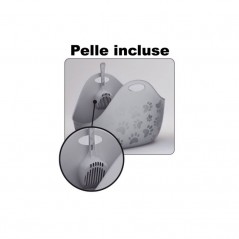 Toilette pour chat gris - 26,65 € - Kerbl - 666594203687 - Ornibird SRL