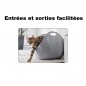 Toilette pour chat gris