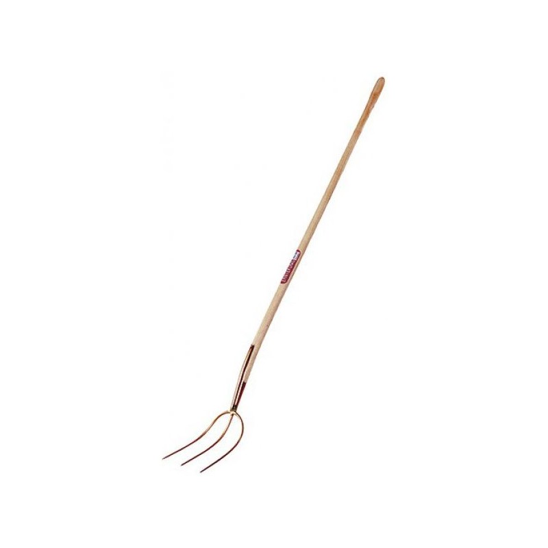 Fourche à foin 3 dents 26x20cm manche 135cm