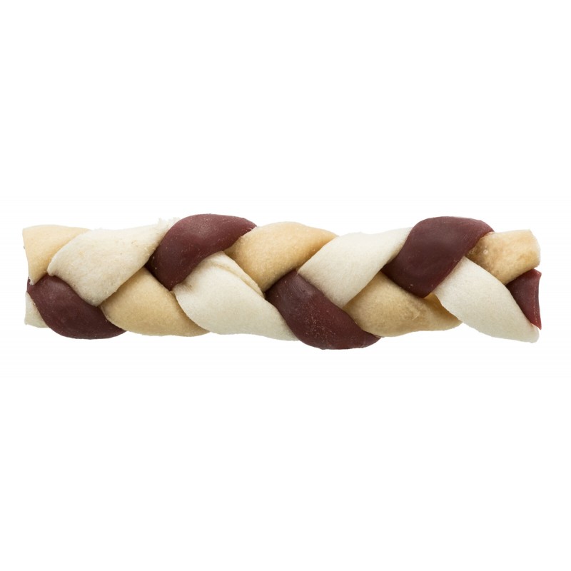 Denta Fun Braided Stick peau de buffle séchée 12cm, en vrac - Trixie Denta Fun Braided Stick peau de buffle séchée 12cm, en vrac - Trixie