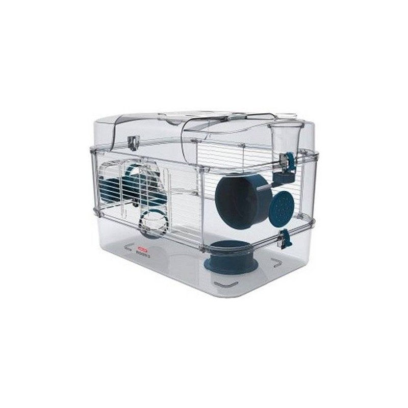 Cage Rody.3 Solo Bleu 41x27x28cm - Zolux Cage Rody.3 Solo Bleu 41x27x28cm - Zolux