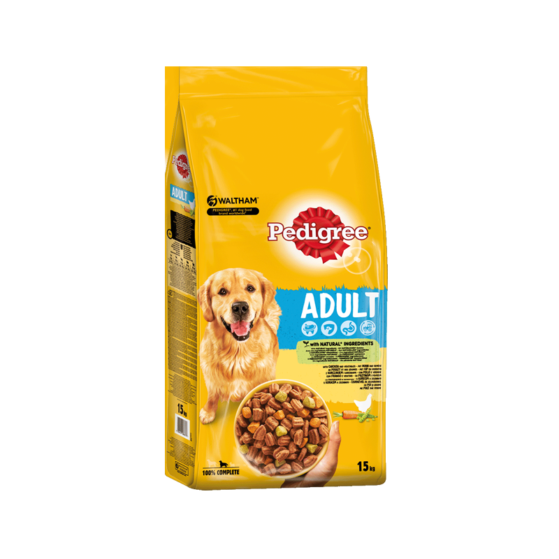 Adult Poulet et légumes 15kg - Pedigree