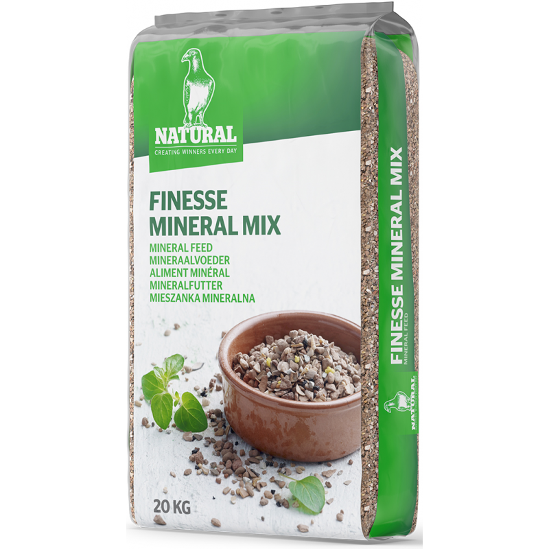 Finesse Mineral Mix 20kg - Natural Pigeons Finesse Mineral Mix 20kg - Natural Pigeons