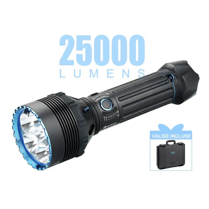 Olight X9R Marauder - Grosse Lampe Torche 25000 Lumens X9R-MARRAUDER Olight 600,00 € Ornibird