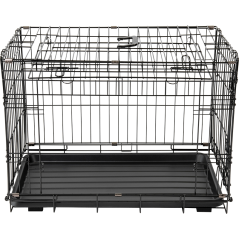 Cage métallique avec porte coulissante Noir M 76x48x54cm 80/0013 Jack and Vanilla 99,00 € Ornibird