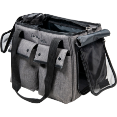 Transporteur Travel Gris/Noir 36x20x28cm - Jack and Vanilla - 54,95 € - Jack and Vanilla - 5415251043341 - Ornibird SRL