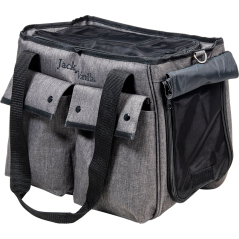 Transporteur Travel Gris/Noir 36x20x28cm - Jack and Vanilla - 54,95 € - Jack and Vanilla - 5415251043341 - Ornibird SRL