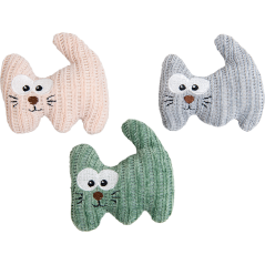 Cat kicking cushion bowie gris 13x14x33cm - Duvo+ - 12,45 € - Duvo + - 4047059483442 - Ornibird SRL