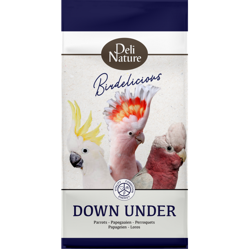 Birdelicious Amazonas Perroquets Down Under 750gr - Deli Nature