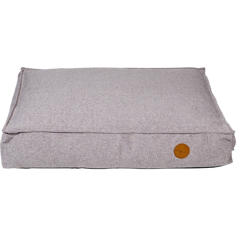 Lit de chien Hampton Gris clair L 100x70x15cm - Jack and Vanilla Lit de chien Hampton Gris clair L 100x70x15cm - Jack and Vanilla
