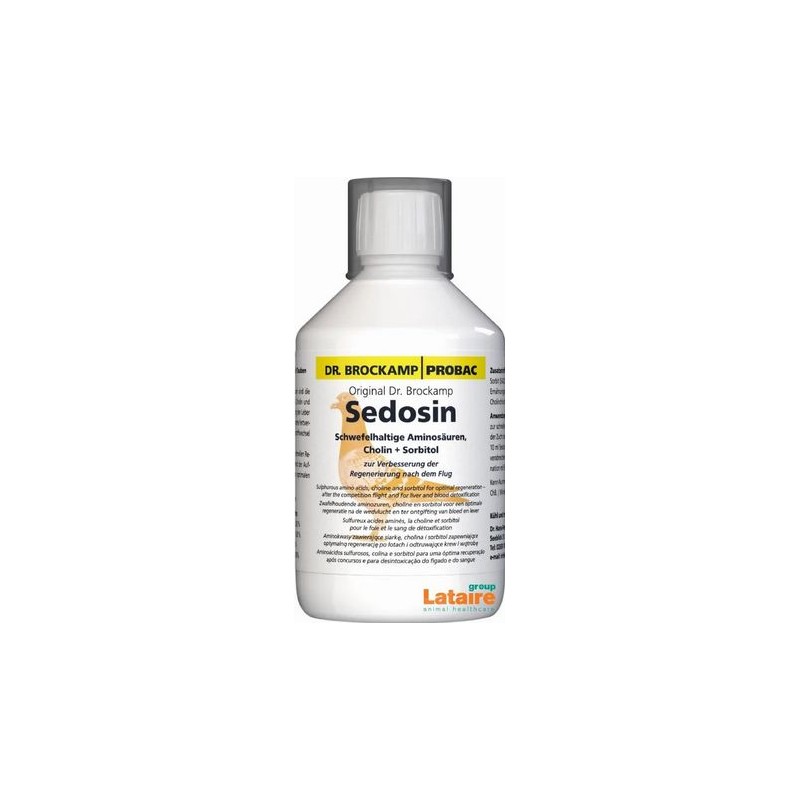 Sedosin (métabolisme, plumage) 500ml - Dr. Brockamp - Probac Sedosin (métabolisme, plumage) 500ml - Dr. Brockamp - Probac