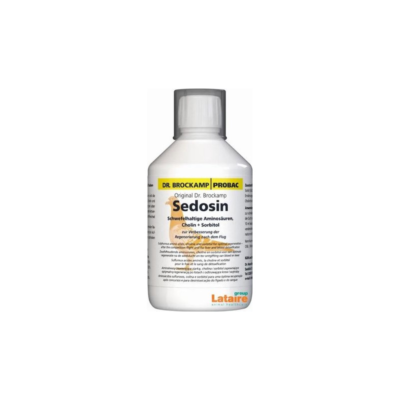 Sedosin (métabolisme, plumage) 500ml - Dr. Brockamp - Probac 36005 Dr. Brockamp - Probac 21,50 € Ornibird