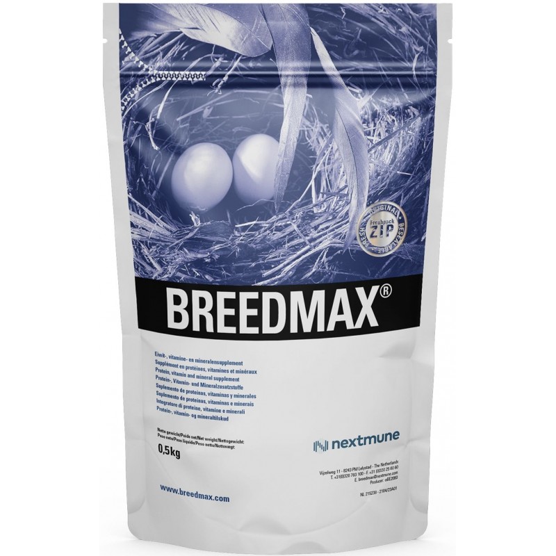 Breedmax (protéines, élevage) 500gr - Nextmune 24101 Nextmune 15,95 € Ornibird