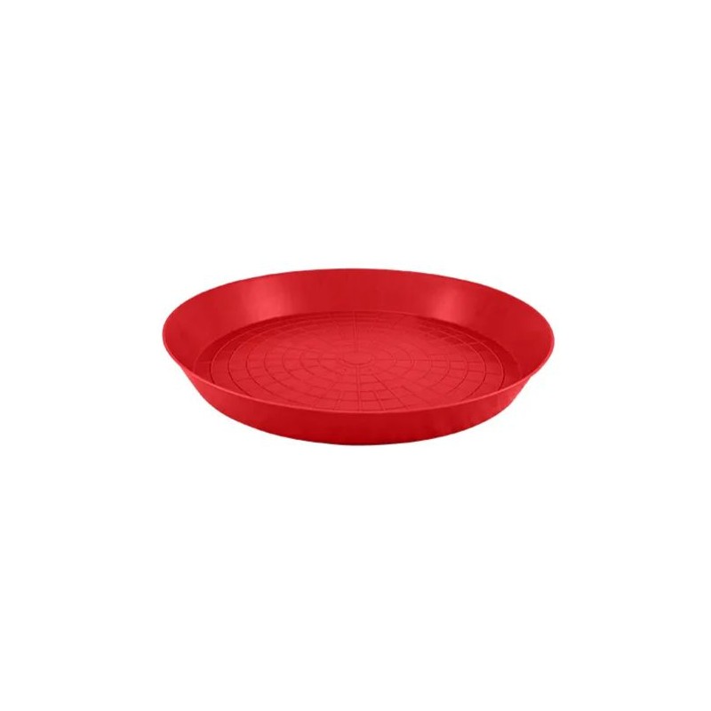 Plateau en plastique Rouge dia. 40cm pour poussins - River Systems