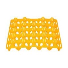 Alvéole en plastique jaune cap. 30 oeufs 30x30cm - River Systems à 2,00 € - River Systems - 1550-05 - Divers