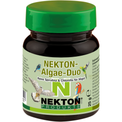Nekton Algae-Duo 25gr - Spiruline Pure & Chlorelle pour Oiseaux - Nekton 218025 Nekton 7,50 € Ornibird